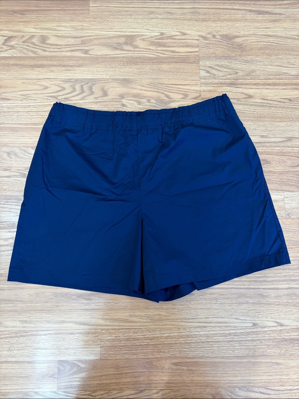 Calvin Klein Navy Elastic-Waist Bermudas